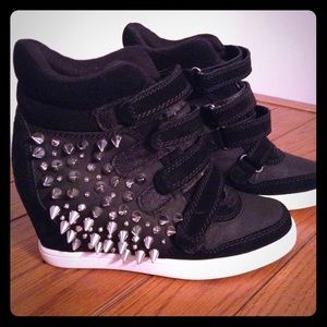 Aldo Wedge Sneakers with Spikes